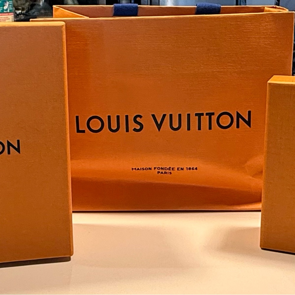Louis Vuitton Orange Gift Boxes and bag